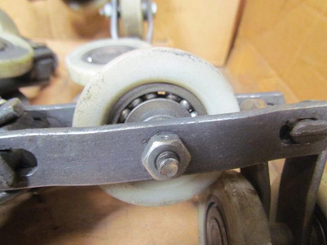 Unibilt 13' Nylon wheel overhead conveyor chain w/3 links part# 20049-1 4" pitch