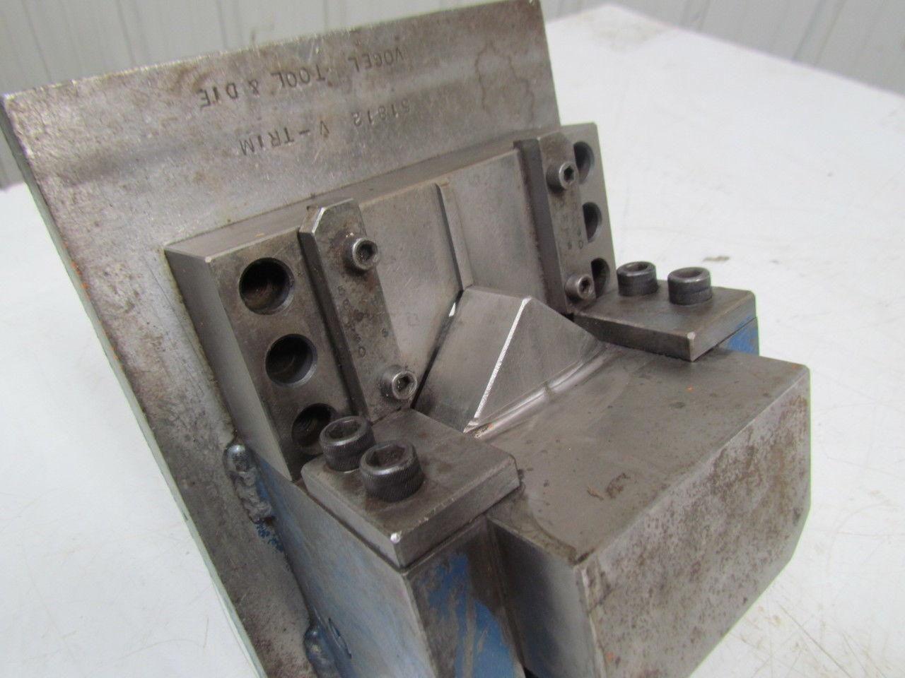 Vogel 51812 Arc-Fit Die w/V-shaped punch 1" stroke