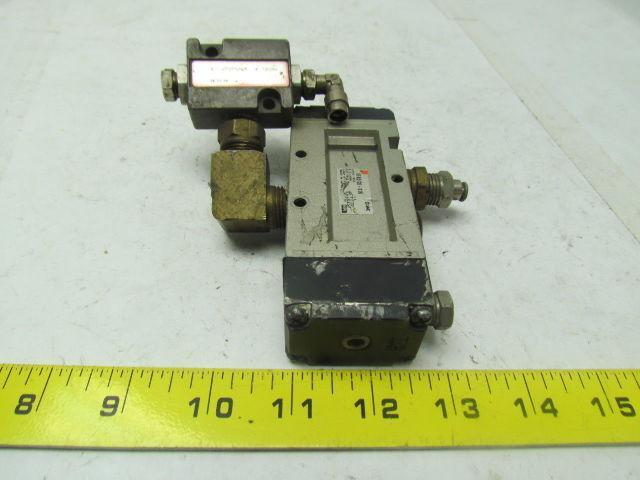 SMC VFA5120-03N 5 port air operated valve 2 Pos. single 3/8"npt ports w/0A22-1