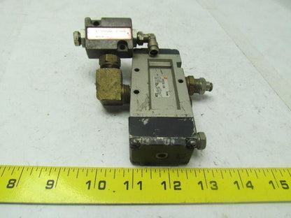 SMC VFA5120-03N 5 port air operated valve 2 Pos. single 3/8"npt ports w/0A22-1