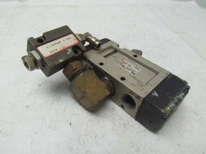 SMC VFA5120-03N 5 port air operated valve 2 Pos. single 3/8"npt ports w/0A22-1
