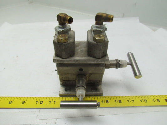 Foxboro G0108ZE By-Pass Manifold stainless 316 6000PSI 200 F