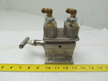 Foxboro G0108ZE By-Pass Manifold stainless 316 6000PSI 200 F