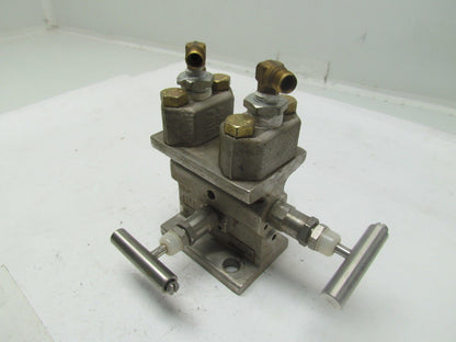Foxboro G0108ZE By-Pass Manifold stainless 316 6000PSI 200 F