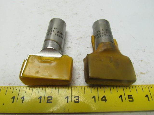 AIP P387-4403F Rectangle ball lock punches lot of 2