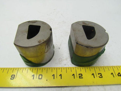 AIP SB-8118 DET #348 Special Shape Press Fit Button Dies Lot of 2