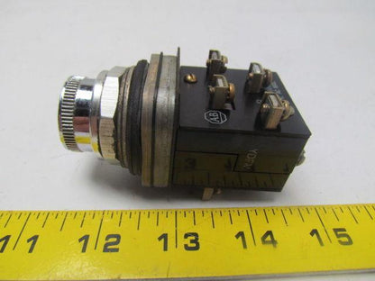 Allen Bradley 800T-KD1 KD1B59 30mm Selector PB Cam w/ 2 Pilot Blocks Green