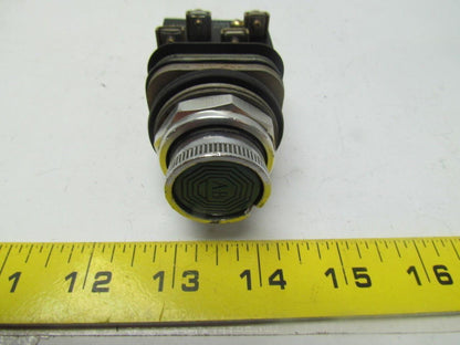 Allen Bradley 800T-KD1 KD1B59 30mm Selector PB Cam w/ 2 Pilot Blocks Green