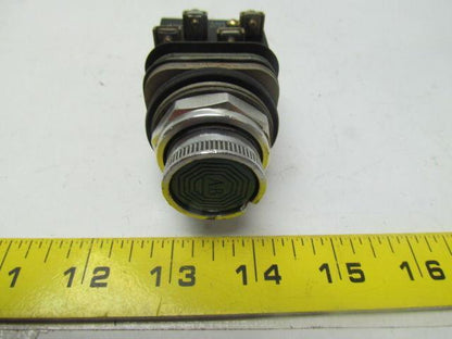 Allen Bradley 800T-KD1 KD1B59 30mm Selector PB Cam w/ 2 Pilot Blocks Green