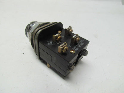 Allen Bradley 800T-KD1 KD1B59 30mm Selector PB Cam w/ 2 Pilot Blocks Green