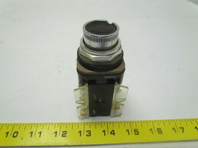 Allen Bradley 800T-KD1-VD2-VD3-VD4-XA2 30mm Cam Selector PB w/ 4 Contacts Black