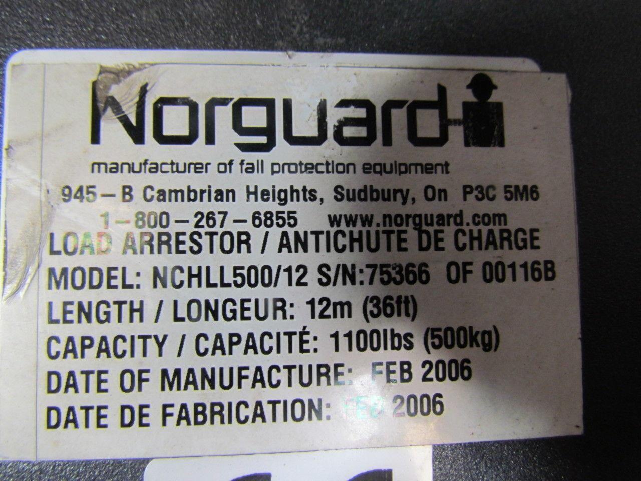 Norguard NCHLL500/12 Load arrestor 1100 Lb cap. 36 Ft. Cable length arrester
