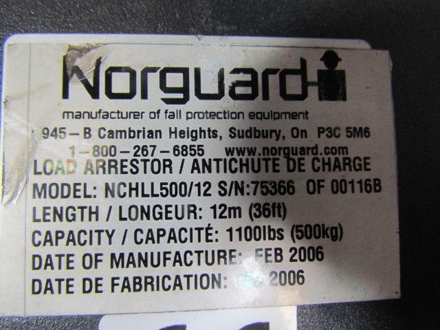 Norguard NCHLL500/12 Load arrestor 1100 Lb cap. 36 Ft. Cable length arrester