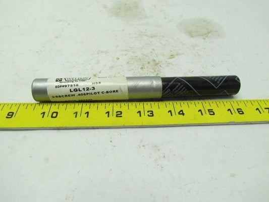 Weldon LGL12-3 97518 Pilot counterbore tu-lip straight shank
