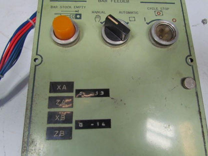 Okuma e5407-183-854 Measurement & bar Feeder Interface Panel from LC-20