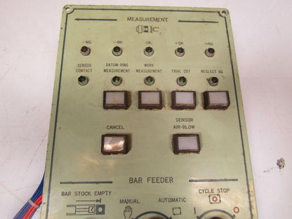 Okuma e5407-183-854 Measurement & bar Feeder Interface Panel from LC-20