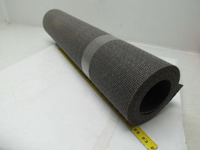 1 ply friction coated woven black conveyor belt 14'x30"x 0.104"