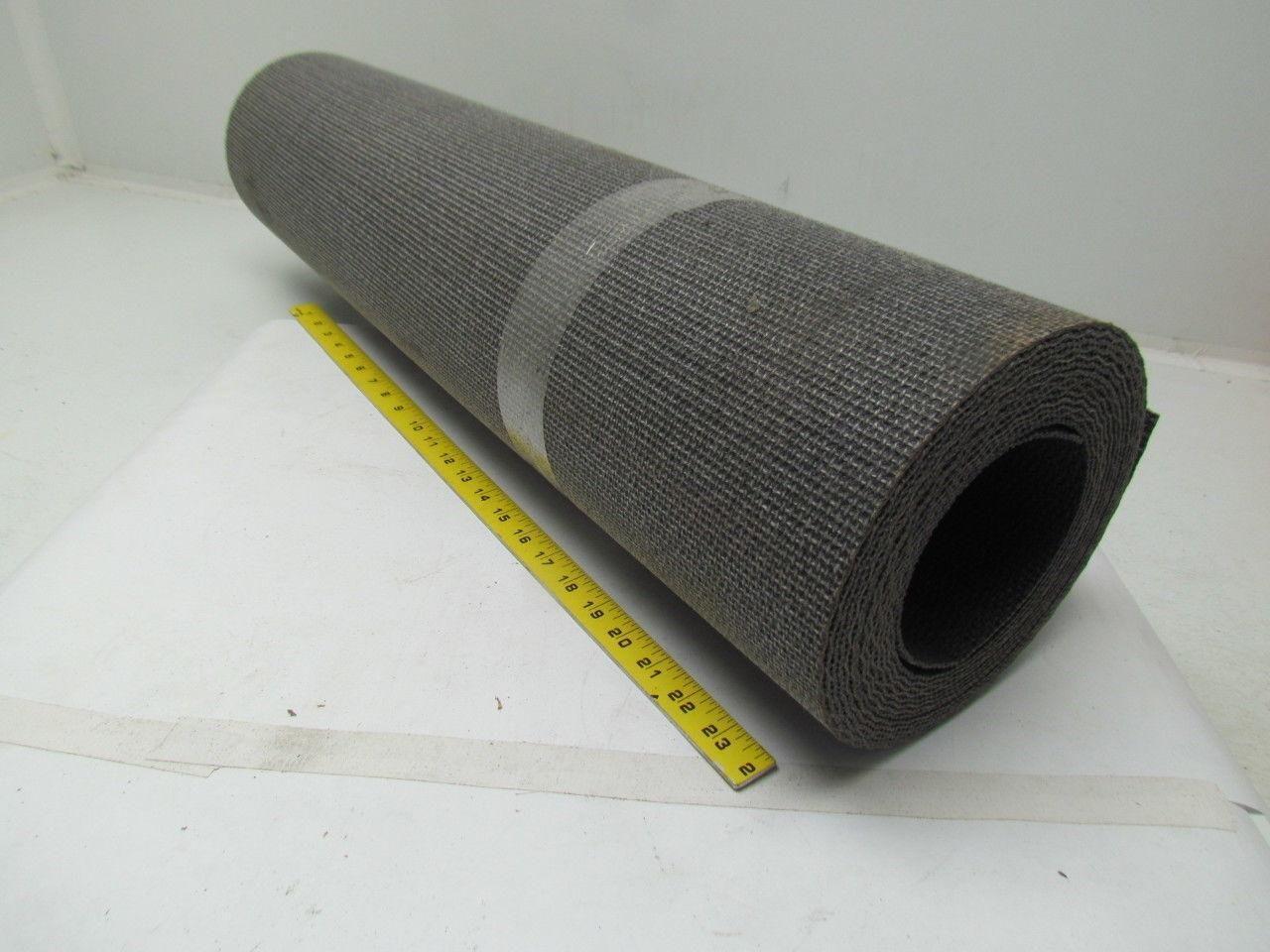 1 ply friction coated woven black conveyor belt 23'x32"x 0.104"