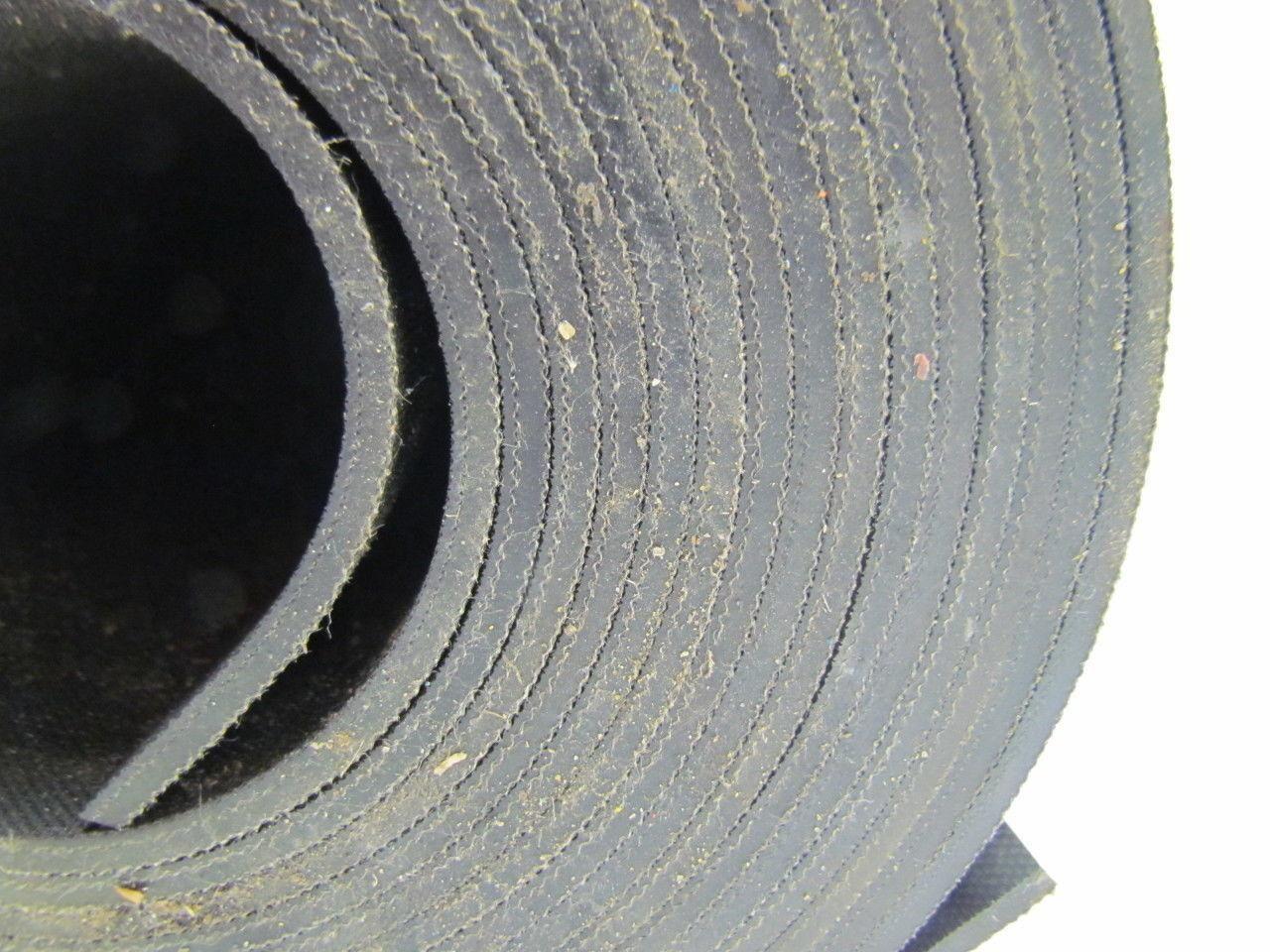 1 ply friction coated woven black conveyor belt 23'x32"x 0.104"