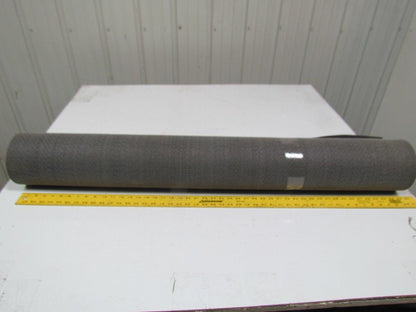 1 ply friction coated woven black conveyor belt 9'x47.5"x0.104"