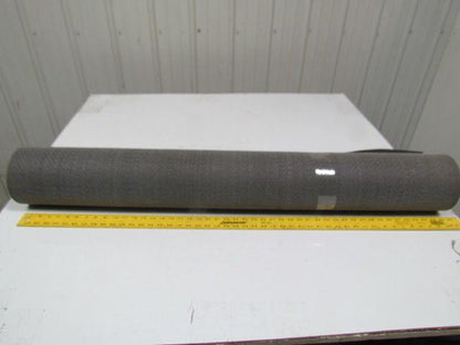 1 ply friction coated woven black conveyor belt 9'x47.5"x0.104"