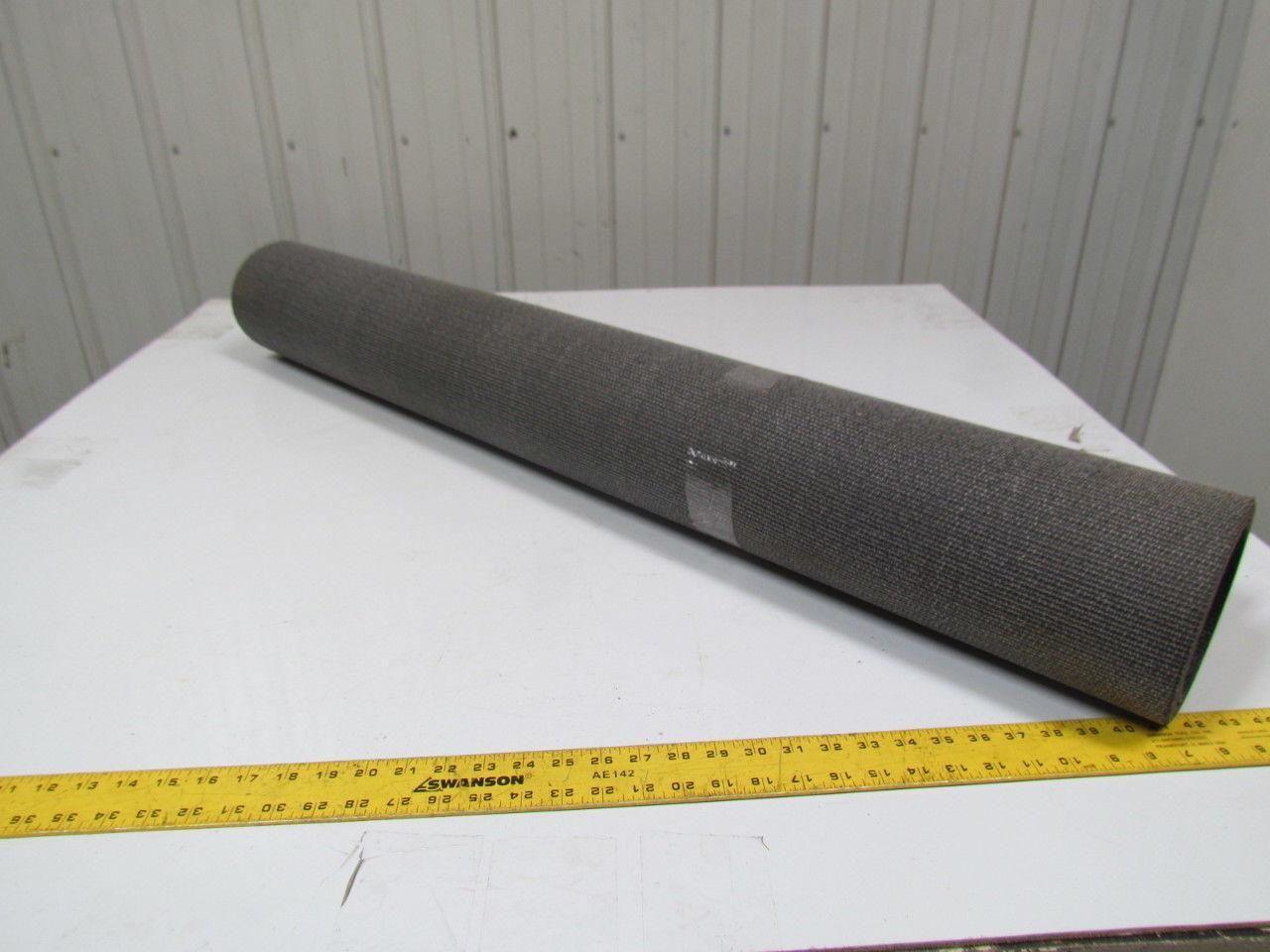 1 ply friction coated woven black conveyor belt 9'x47.5"x0.104"
