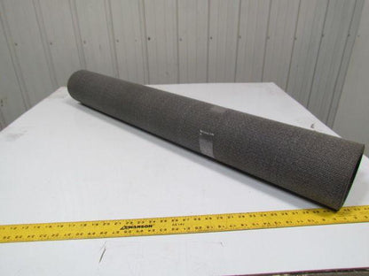 1 ply friction coated woven black conveyor belt 9'x47.5"x0.104"