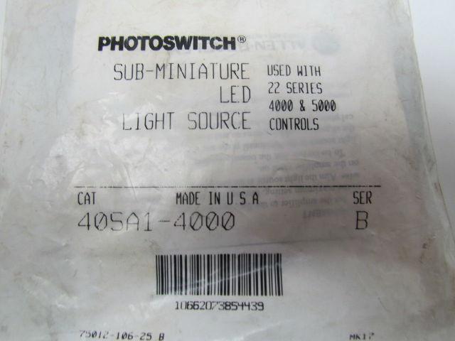 Allen bradley 405A1-4000 Photoswitch sub-miniature led light source for 22 ser