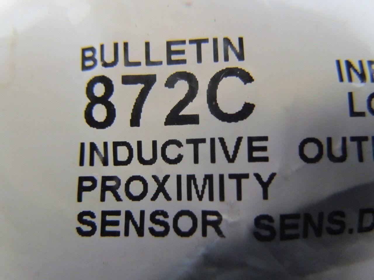 Allen Bradley 872C Proximity Sensor Cable Style 8mm Barrel 2mm Sensing Distance