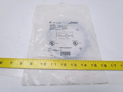 Allen Bradley 872C Proximity Sensor Cable Style 8mm Barrel 2mm Sensing Distance