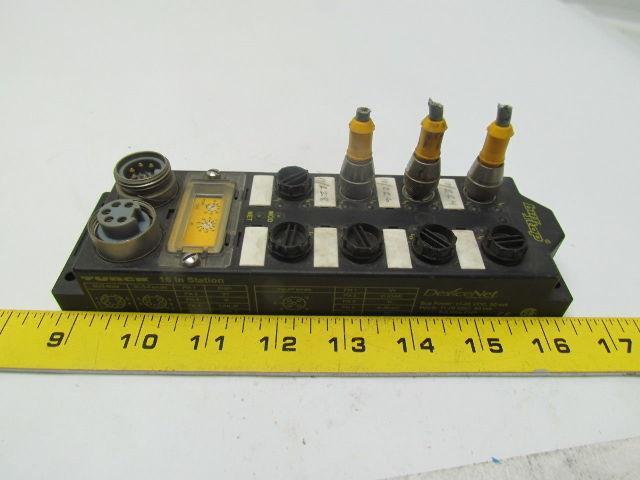 Turck FDNL-S1600-T 16 In station bus stop devicenet 11-26 VDC