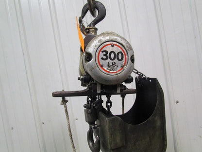 Gardner Denver Cooper 300LB Air Pneumatic Chain Hoist 14'6"Lift Axial Piston