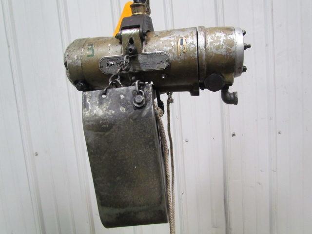 Gardner Denver Cooper 300LB Air Pneumatic Chain Hoist 14'6"Lift Axial Piston