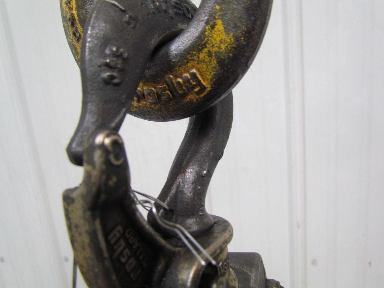 Gardner Denver Cooper 300LB Air Pneumatic Chain Hoist 14'6"Lift Axial Piston