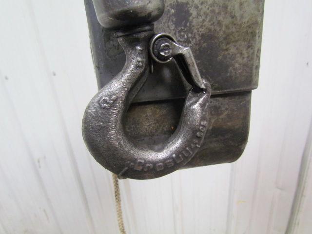 Gardner Denver Cooper 300LB Air Pneumatic Chain Hoist 14'6"Lift Axial Piston