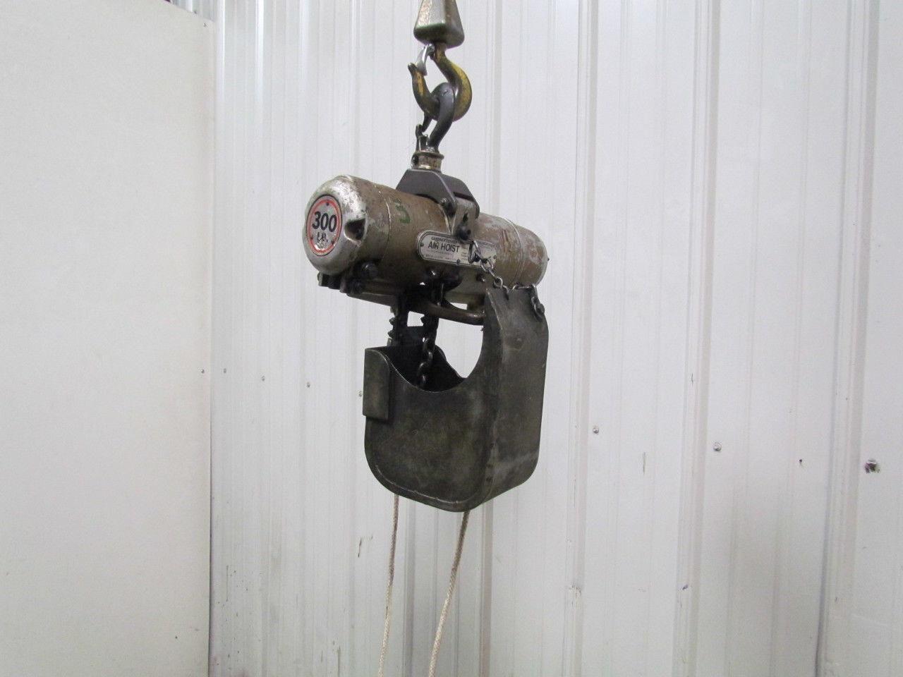 Gardner Denver Cooper 300LB Air Pneumatic Chain Hoist 14'6"Lift Axial Piston