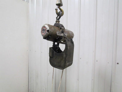 Gardner Denver Cooper 300LB Air Pneumatic Chain Hoist 14'6"Lift Axial Piston