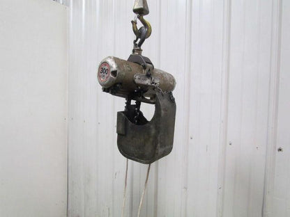 Gardner Denver Cooper 300LB Air Pneumatic Chain Hoist 14'6"Lift Axial Piston