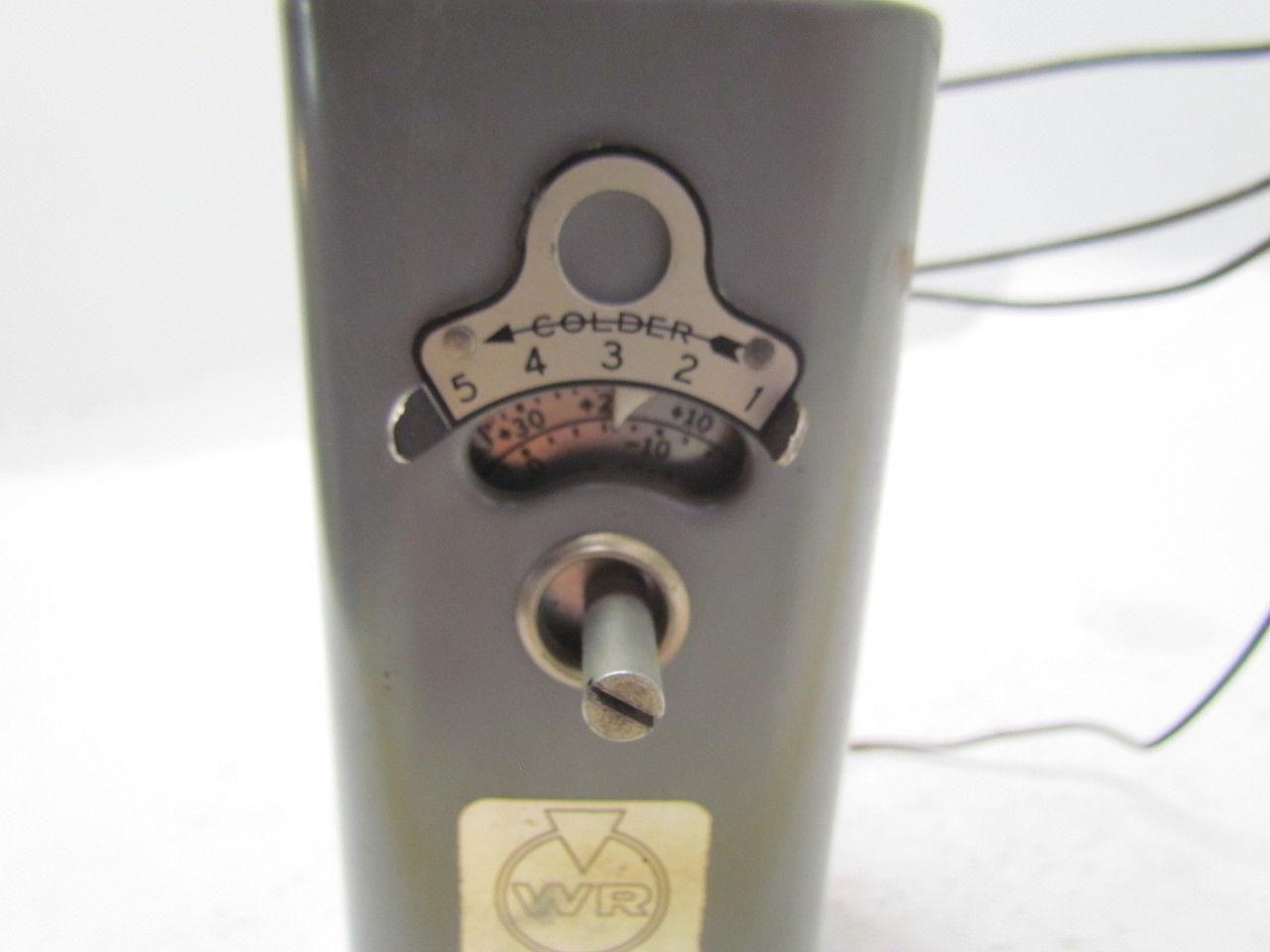 White rodgers 1629-33 Selective range thermostat -30 to +90F range 120/240VAC