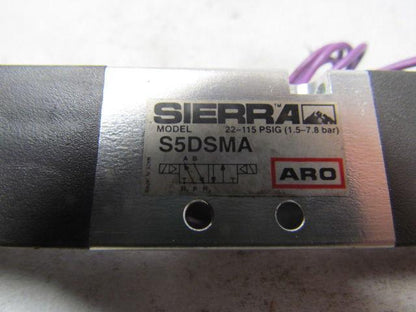Ingersol Rand S5dSMA Solenoid valve 120VAC 22-115 PSIG