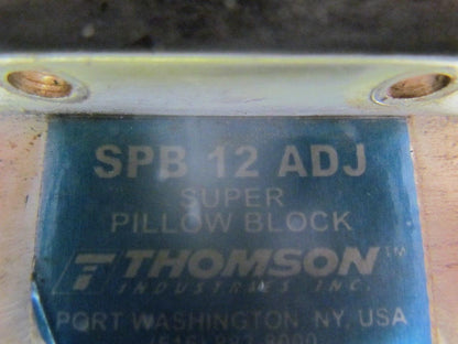 Thomson SPB12ADJ Super Pillow Block .750" dia
