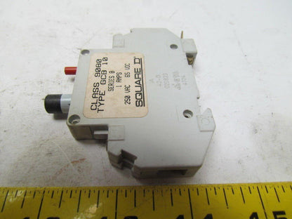 Square D GCB 10 Ser.B Thermal magnetic circuit breaker 1A 250VAC 65VDC Lot of 8