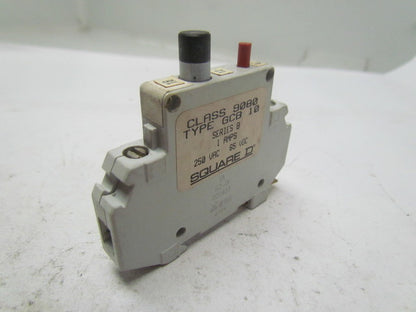 Square D GCB 10 Ser.B Thermal magnetic circuit breaker 1A 250VAC 65VDC Lot of 8
