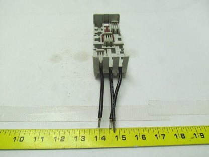 Wohner 22-0319 Bus bar adapter din rail mount 5-3/8" OAL 2-1/8" wide lot of 4