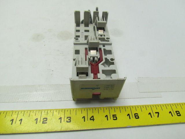 Wohner 22-0319 Bus bar adapter din rail mount 5-3/8" OAL 2-1/8" wide lot of 4