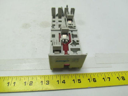 Wohner 22-0319 Bus bar adapter din rail mount 5-3/8" OAL 2-1/8" wide lot of 4