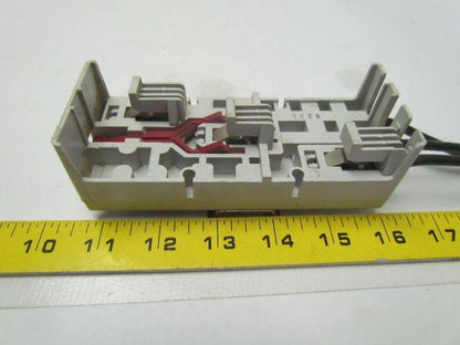 Wohner 22-0319 Bus bar adapter din rail mount 5-3/8" OAL 2-1/8" wide lot of 4