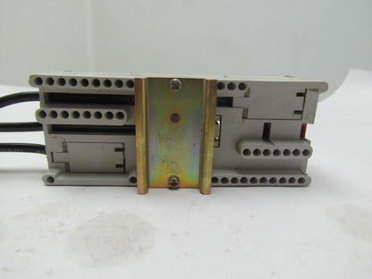 Wohner 22-0319 Bus bar adapter din rail mount 5-3/8" OAL 2-1/8" wide lot of 4