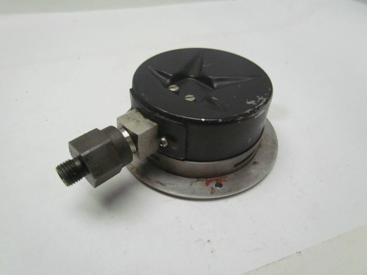 VDO OTA 3-1/2"face panel mount 0-1000bar gauge oil filled bottom connect 1/4"npt