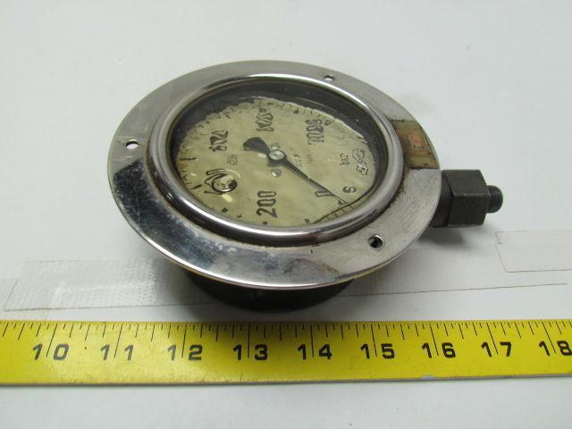 VDO OTA 3-1/2"face panel mount 0-1000bar gauge oil filled bottom connect 1/4"npt